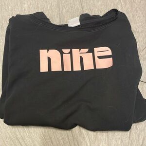 Nike crop sweatshirt size large like new